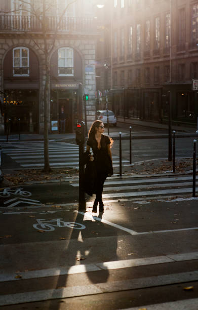 istock Crossing Paris Street 1338372329