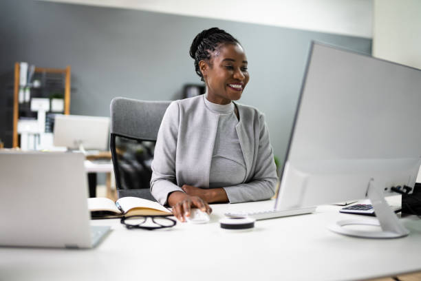 istock African Woman In Virtual Video Conference Call 1338373156