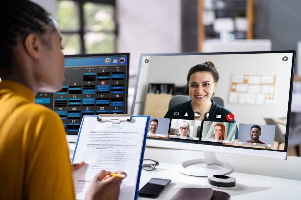 istock Online Video Conference Business Interview Call 1338373248
