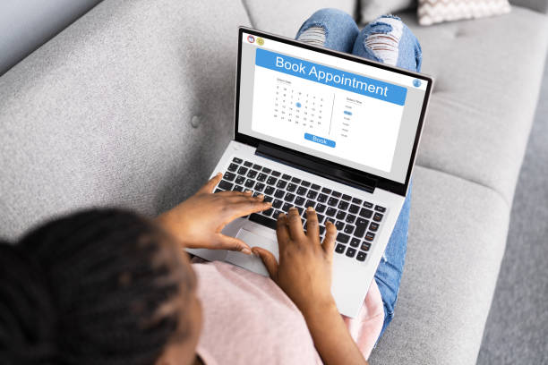 istock Booking Meeting Calendar Appointment 1338373410