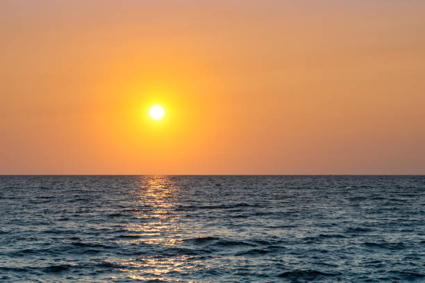 istock Sunset over the Black sea 1338378799