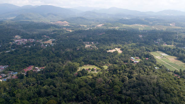 istock Aerial View of Rural Town 1338379217