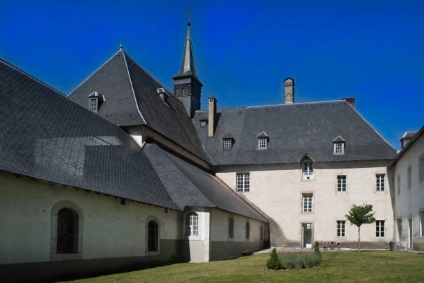 istock Ancient monastery in the Alps 1338383558