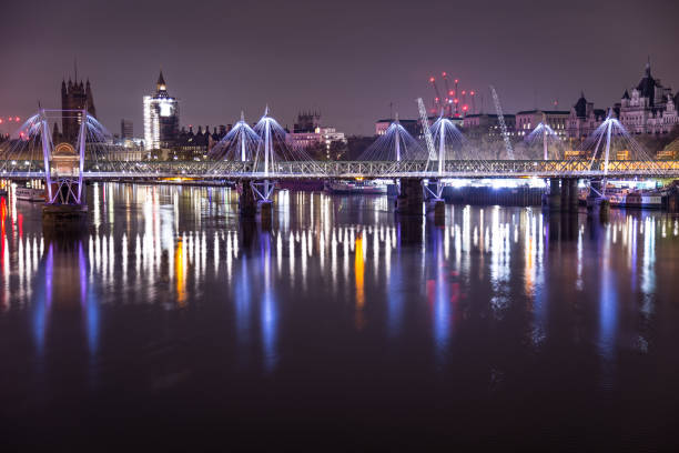istock Golden Jubilee Bridge London England 1338388022