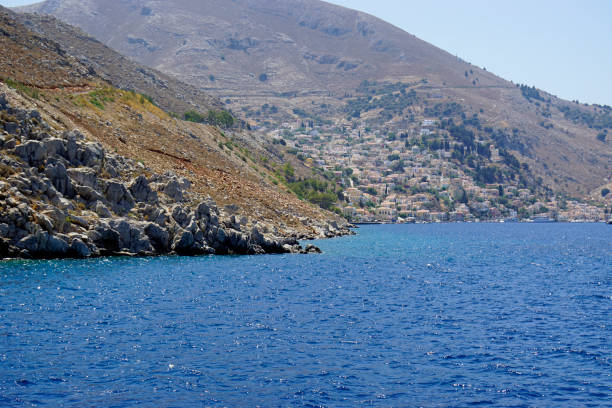 grecja krajobraz na wyspie rodos - 7070 zdjęcia i obrazy z banku zdjęć