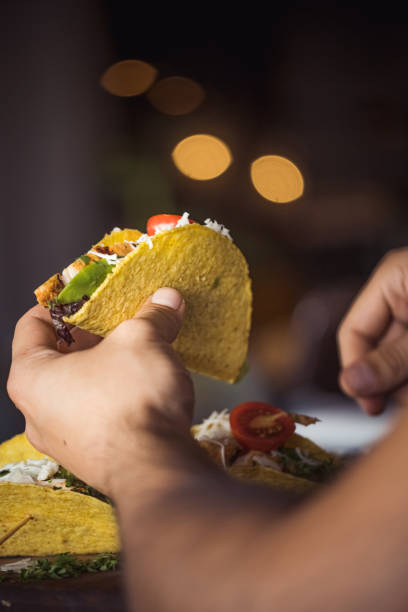 istock Homemade Chicken Tacos with avocado 1338393390