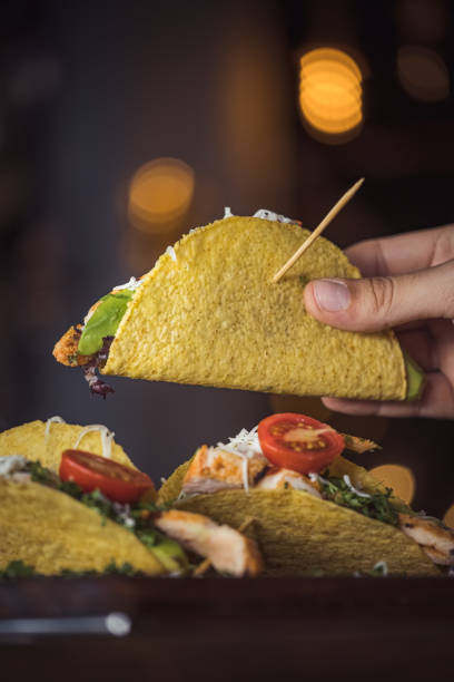 istock Homemade Chicken Tacos with avocado 1338393488