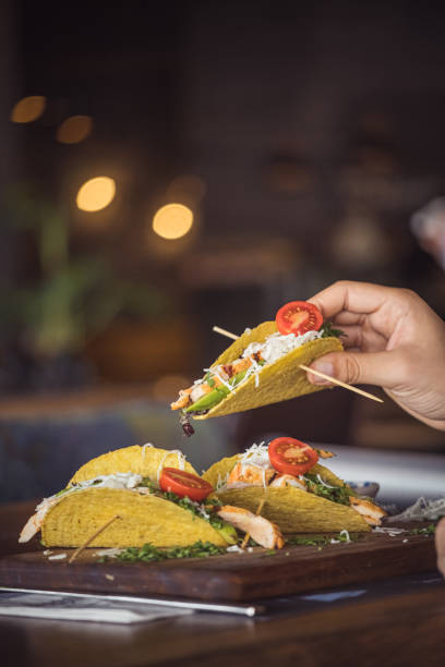 istock Homemade Chicken Tacos with avocado 1338393610