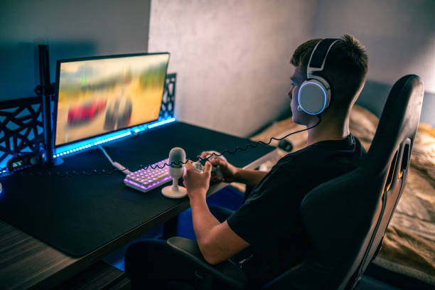 istock Teenager Playing Video Games 1338401878