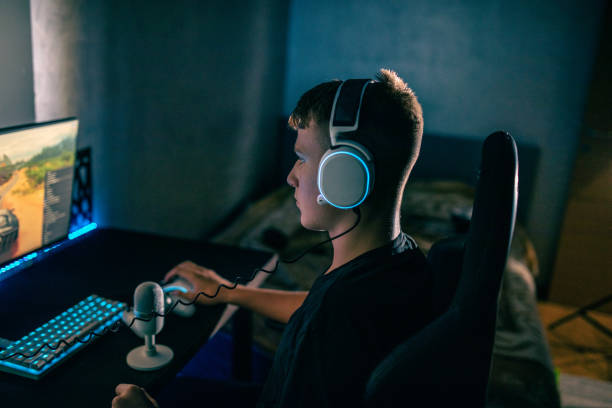 istock Teenager Playing Video Games 1338401884