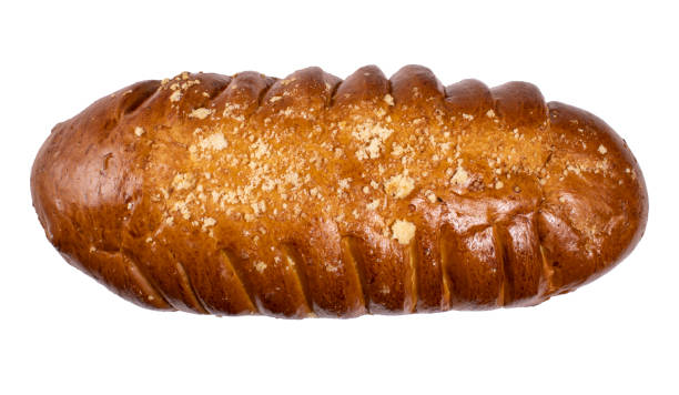 istock Sweet loaf for tea isolated on a white background 1338403060