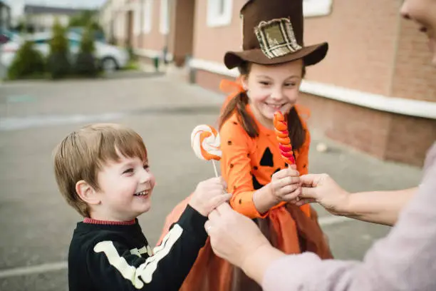 Photo of Children on Halloween