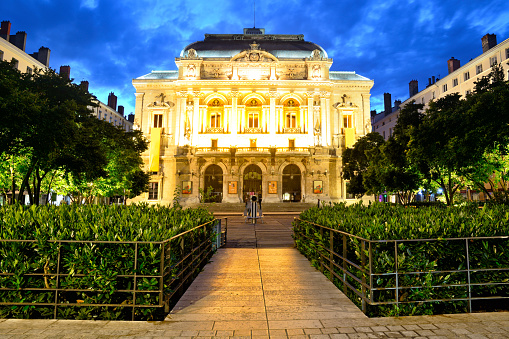 The Theatre des Celestins by Gaspard Andre inaugurated in 1877 is a theatre building on Place des Celestins in Lyon, France