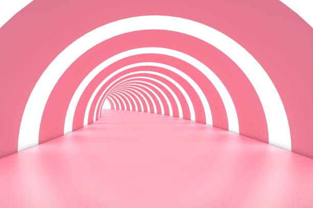 istock 3d render, abstract urban background, empty corridor, room, concrete walls, illuminated tunnel, sun rays, daylight, light and shadows 1338406694