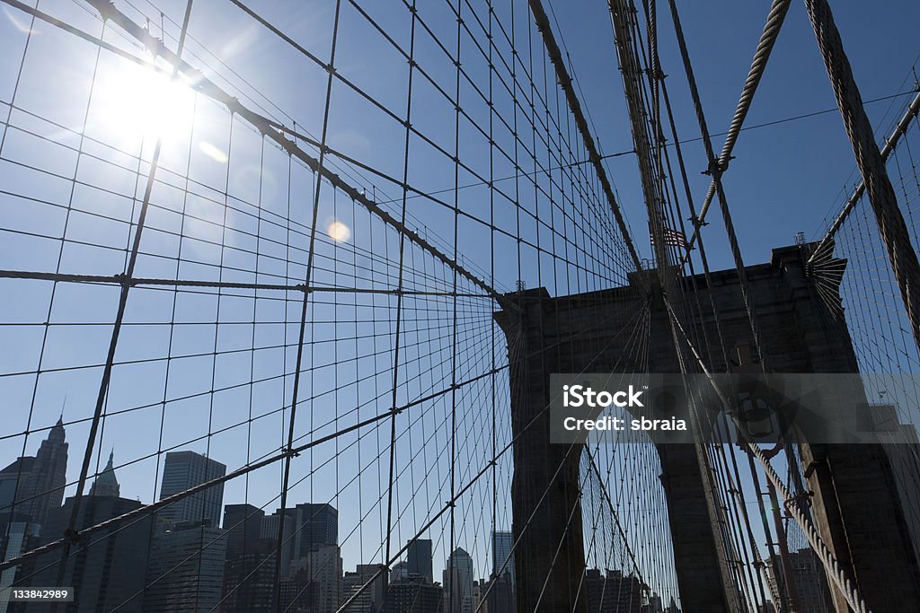 Ponte de Brooklyn - Royalty-free Ao Ar Livre Foto de stock