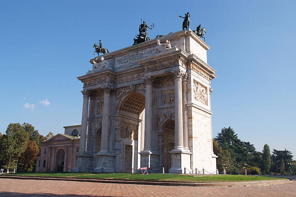 istock Milan Arch of Peace 133843447