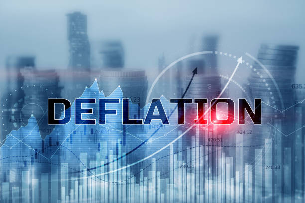istock Deflation concept. General decline in prices for goods and services 1338435934