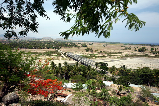 the landscape near the town of Baucau in the north of East Timor in southeastasia.