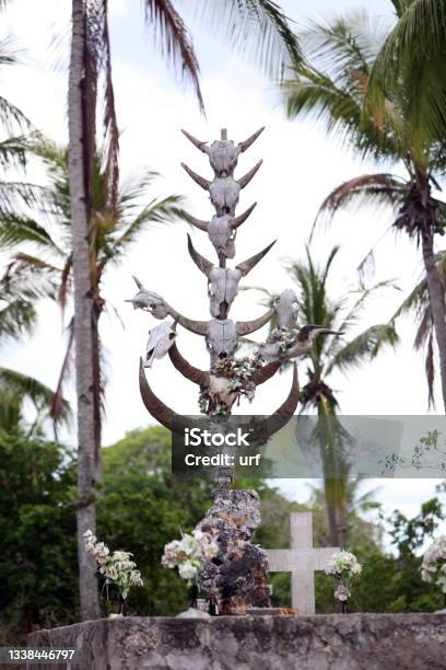 Asia East Timor Timor Leste Raca Graveyard Stock Photo - Download Image Now - Cemetery, Color Image, Cultures