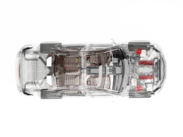 istock Transparent model cars. 1338456123