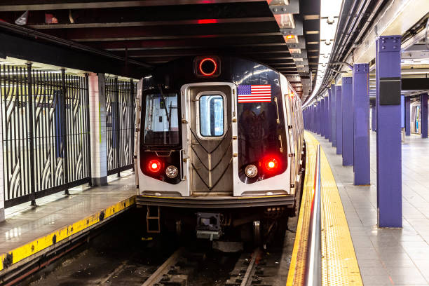 istock Subway wagon in New York 1338456754