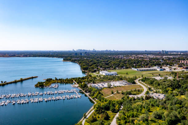 istock Aerial Colonel Samuel Smith Park and Toronto Cityview, Etobicoke, Canada 1338459639