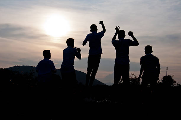 istock Team children happy together 133846776