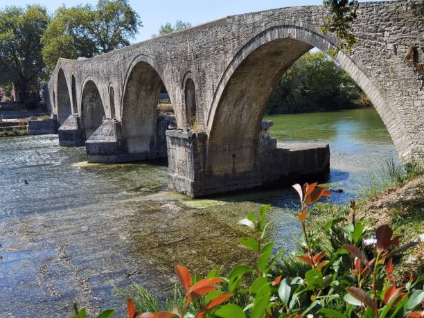 istock bridge old arched in arta city greece 1338473439
