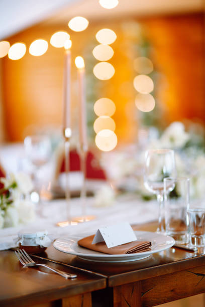 istock Beautiful decorated table for the event. Wedding, birthday, party, event concept. 1338477594
