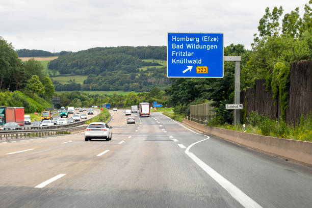 istock German highway A7 - Homberg (Efze) 1338478622