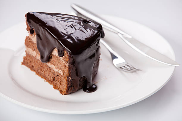 istock Piece of chocolate cake 133848147