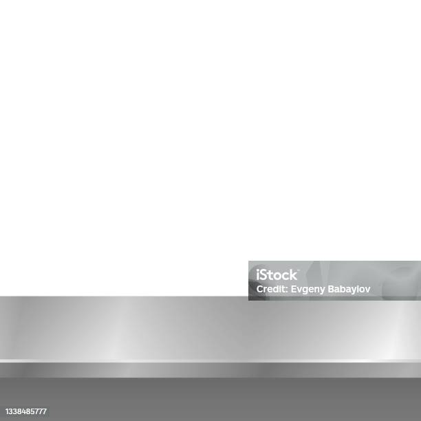 Table Metallic Texture Metal Kitchen Countertop Iron Texture Large Table On A White Background ...