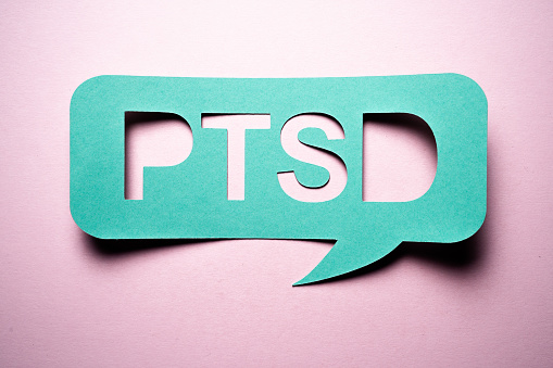 PTSD Soldier Trauma. Post Traumatic Depression Awareness