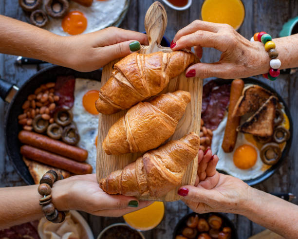 istock English breakfast with family. 1338490981