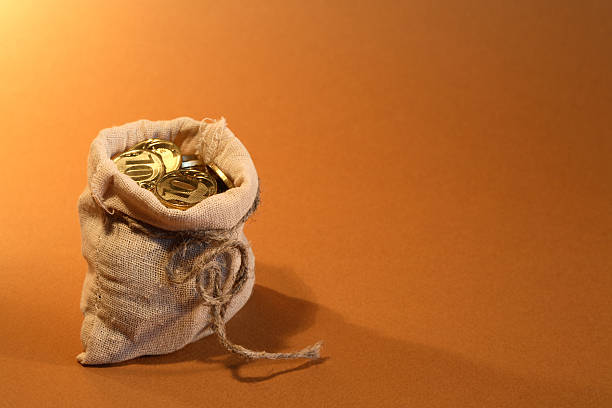 istock Burlap Sack Full Of Money 133849117