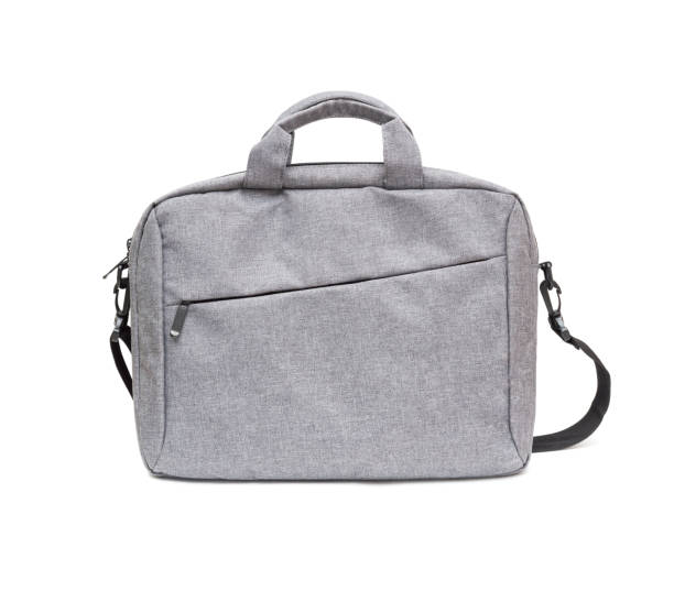 istock Laptop bag isolated on white 1338497371