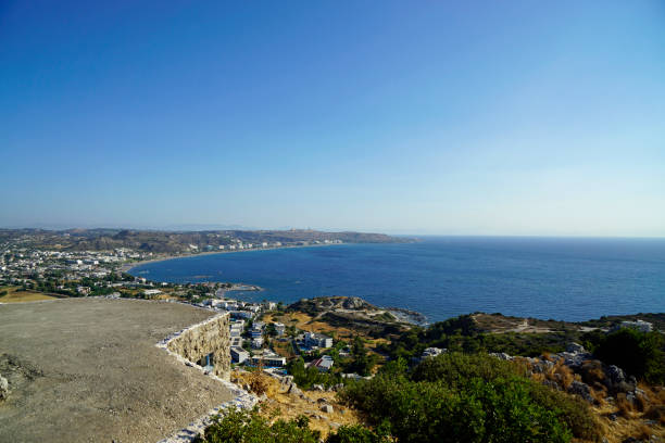 Landscape on Rhodes Island in Greece