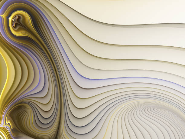 istock Abstract color dynamic background with lighting effect. Fractal art 1338504630