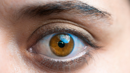 Close up of a female eye