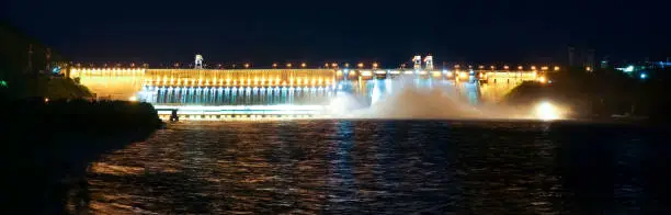 Photo of Water discharge to Krasnoyarsk Dam, Russia