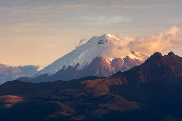 istock Beautiful sunset over the mountains, Cotopaxi volcano 1338510929