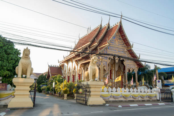 thailand chiang khong - chiang khong imagens e fotografias de stock