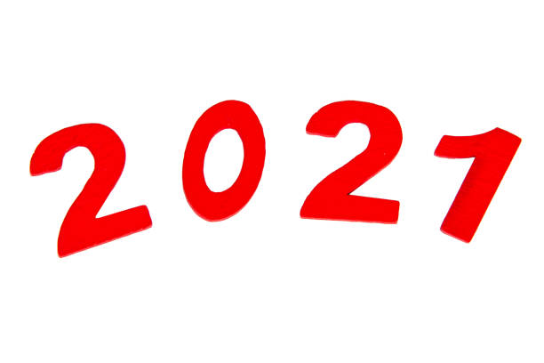 istock New 2021 year numbers red color isolated on the white 1338511305