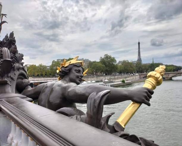puente alejandro iii, paris, francia - francia 個照片及圖片檔