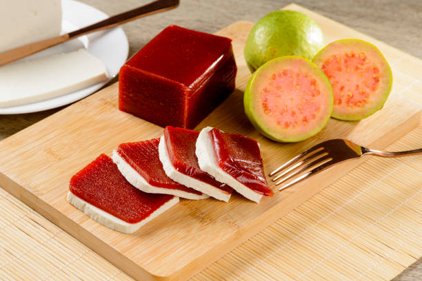 istock Goiabada, a typical sweet made from guava. 1338514377