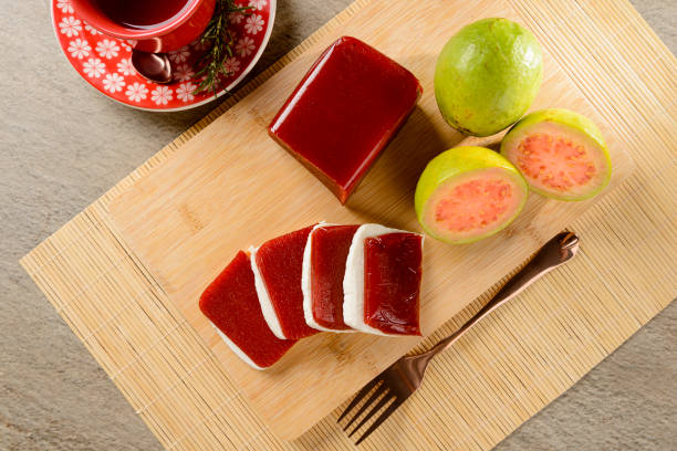 Goiabada, a typical sweet made from guava.