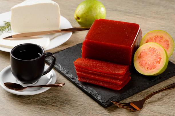 istock Goiabada, a typical sweet made from guava. 1338514419