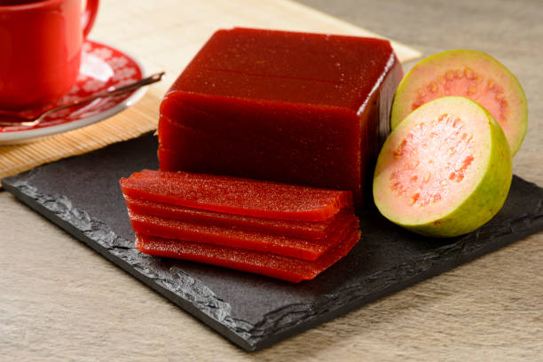 istock Goiabada, a typical sweet made from guava. 1338514428