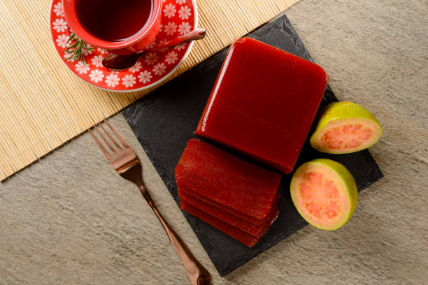 istock Goiabada, a typical sweet made from guava. 1338514494