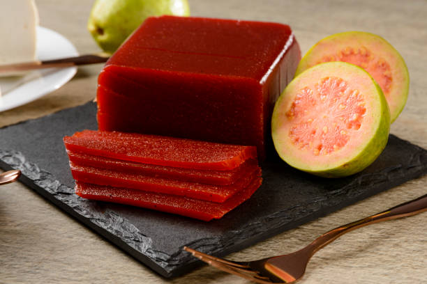istock Goiabada, a typical sweet made from guava. 1338514507